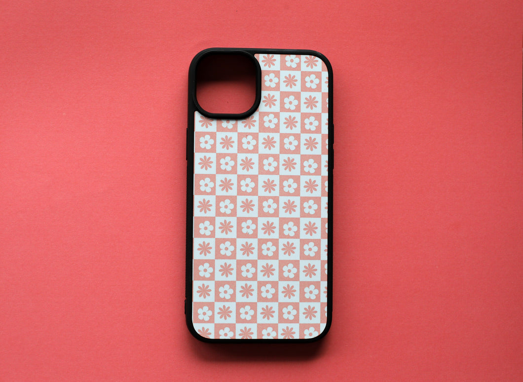 Rose Checkers iPhone Case