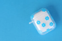 Load image into Gallery viewer, Blue Flowers Airpods (1st &amp; 2nd generation)
