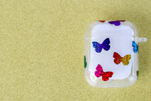 Load image into Gallery viewer, Rainbow Butterflies Airpods (1st &amp; 2nd generation)
