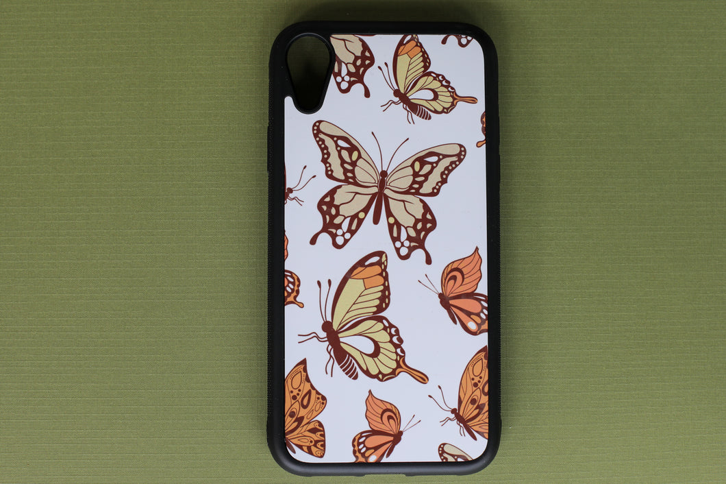 White Flutterfly iPhone Case